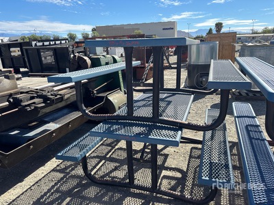 Quantity of (2) 4 ft x 8 ft Picnic Table