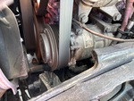 Engine with A/C Compressor