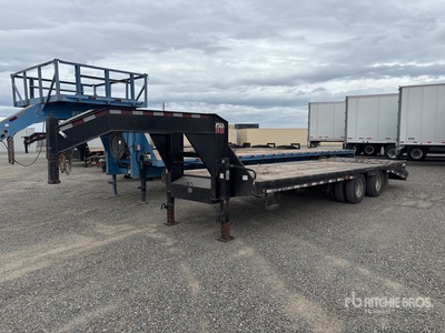 2017 Big Tex 25GN-20BK+5MR 25 ft T/A Equipment Trailer