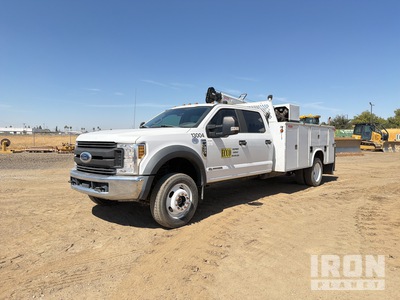 2018 Ford F550 XL 4x4 Crew Cab Service Truck