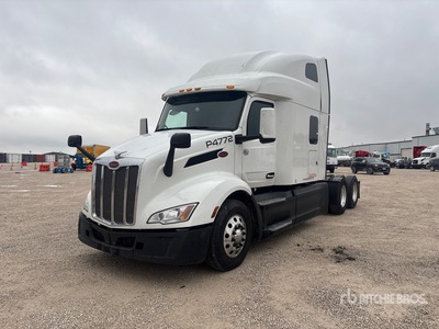 2022 Peterbilt 579 6x4 Cabeza Tractora Cabina Dormitorio