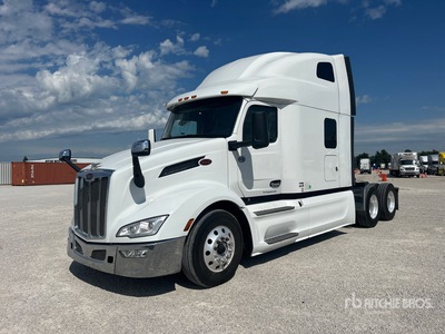 2022 Peterbilt 579 6x4 Cabeza Tractora Cabina Dormitorio