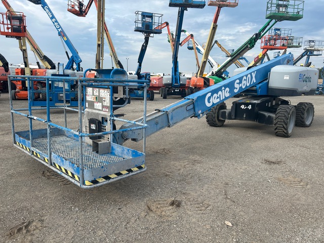 2016 Genie S-60X 4WD Diesel Telescopic Boom Lift