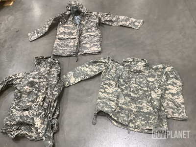 (23) Wet Weather Jackets, (13) Wet Weather Parkas & Assorted Items