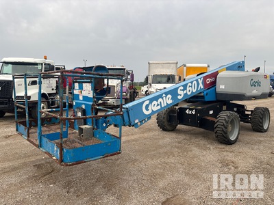 2016 Genie S-60X 4WD Diesel Telescopische hoogwerker