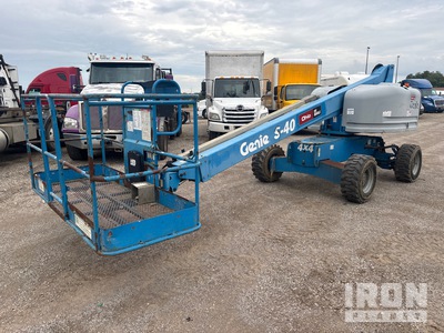 2016 Genie S-40 4WD Diesel Telescopic Boom Lift