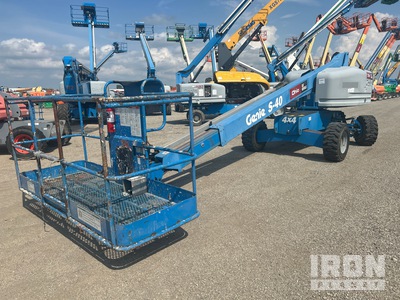 2016 Genie S-40 4WD Diesel Telescopic Boom Lift