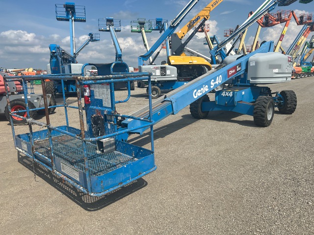 2016 Genie S-40 4WD Diesel Telescopic Boom Lift