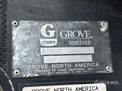 1995 Grove RT528C 28 ton Grúa todo-terreno