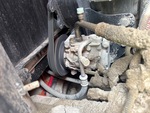 Engine with A/C Compressor