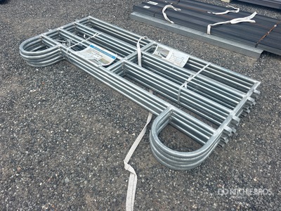 Quantity of (5) 8 ft x 4 ft Corral Livestock Panel (Unused)