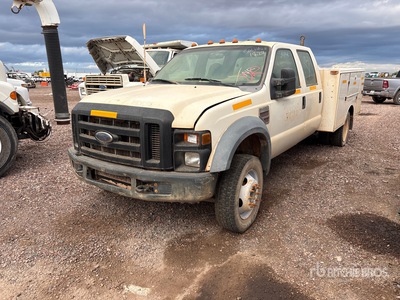 2009 Ford F-450 XL 4x4 Crew Cab Camión Utilitario