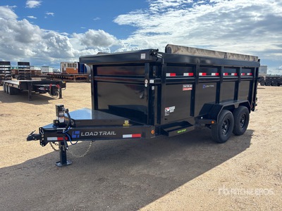 2025 Load Trail 14 ft T/A Tipping Utility Trailer (Unused)