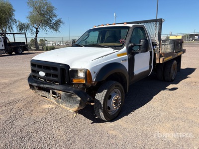2007 Ford F-450 XL 4x4 Ciężarówka z płaską platformą
