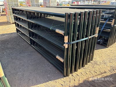 Quantity of (16) 2026 RanchMaster RGMG120 12 ft Magnum Ranch Livestock Gate (Unused)