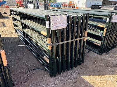 Quantity of (16) 2026 RanchMaster RGMG120 12 ft x 4 ft Magnum Ranch Portail pour bétail (Unused)