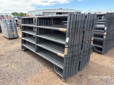 Quantity of (18) 2026 RanchMaster MGWL96 9 ft 6 in Magnum Ranch Panneau pour bétail (Unused)