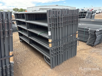 Quantity of (18) 2026 RanchMaster MGWL96 9 ft 6 in Magnum Ranch Panneau pour bétail (Unused)