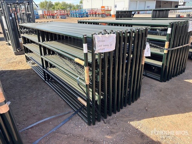 Quantity of (24) 2026 RanchMaster RGMG120 12 ft x 4 ft Ranch Livestock Gate (Unused)