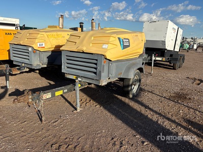 2019 Atlas Copco XAS 185 JD7 185 cfm Mobile Air Compressor