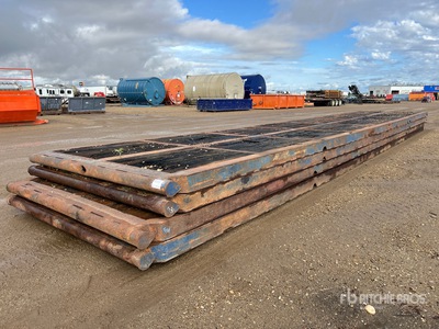 Quantity of (4) Lister 8 ft x 40 ft Rig Esteras