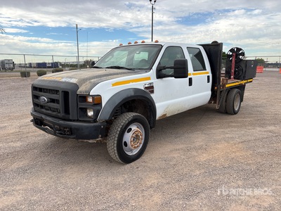 2009 Ford F-450 XL 4x4 Crew Cab Camión Caja Abierta