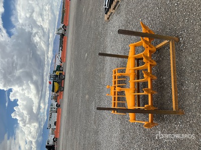 2026 GIYI 48 in Excavator Rake - Fits Cat 307 (Unused)