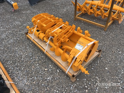 Quantity of (8) 2026 GIYI GYA-8 Mini Excavator Attatchments - Fits Cat 301 (Unused)
