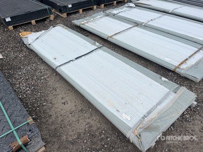 Quantity of (50) 2026 SKLP SK-XH50 9.8 ft x 3 ft Galvalume Steel Sheets (Unused)