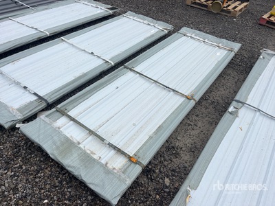 Quantity of (50) 2026 SKLP SK-XH50 9.8 ft x 3 ft Galvalume Steel Sheets (Unused)
