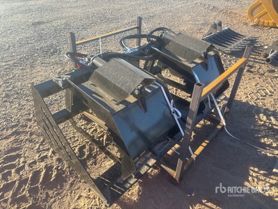 2026 GIYI GY-HWG72 Skeleton Skid Steer Grapple Bucket (Unused)