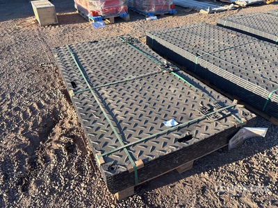 Quantity of (12) 2026 SKLP SK-LJB12 94 in x 47 in Polyethylene Traffic Plates (Unused)