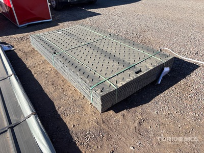 Quantity of (12) 2026 SKLP SK-LJB12 94 in x 47 in Polyethylene Traffic Plates (Unused)