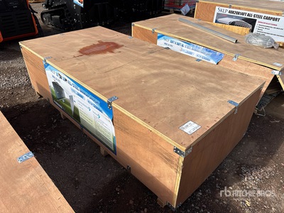 2026 SKLP SK-ZP20 20 ft x 30 ft All-Steel Carport (Unused)