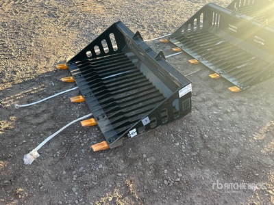 2026 GIYI GY-RB44 Skeleton Mini Skid Steer Bucket (Unused)