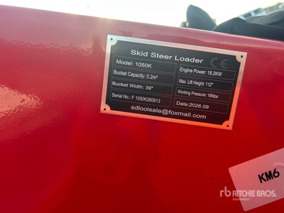 2026 SDLOOL SL-V1000 Compact Track Loader (Unused)