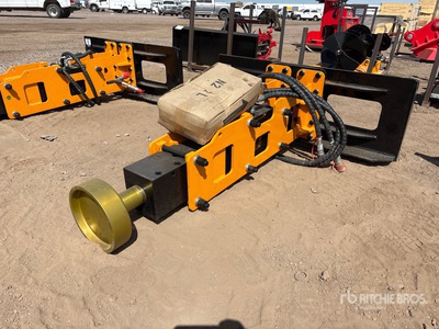 2026 GIYI GY-D680 Skid Steer Post Driver (Unused)