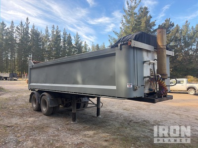1988 Mills Tui Trailers 680 mm T/A Rimorchio ribaltabile posteriore