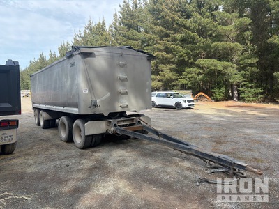 1997 HTS 7200 mm Quad Dog Aluminum Rimorchio ribaltabile posteriore