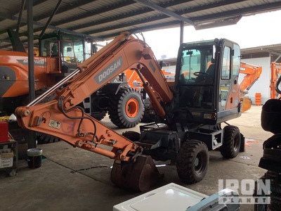 2017 Doosan DX55W Wheel Excavator (Inoperable)