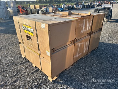 Quantity of (3) Knaack 89 bouwplaats opbergcontainer