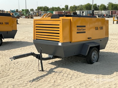 2007 Atlas Copco XA186DD Mobile Air Compressor