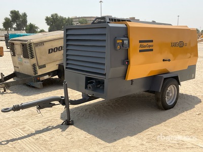 2008 Atlas Copco XAMS 850 Mobile Air Compressor