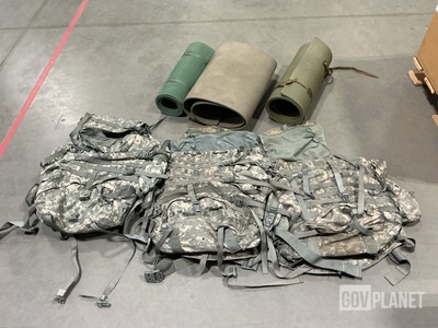 (35) Sleeping Mats & (36) Large Field Packs