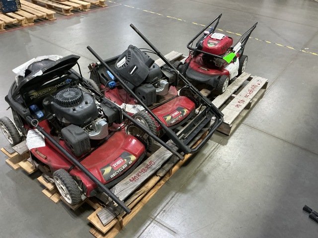 (3) Assorted Lawn Mowers