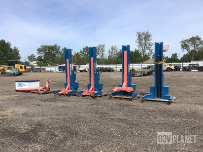 (4) Interstate Lift & Equipment Company Patriot Mobile Column Lifts