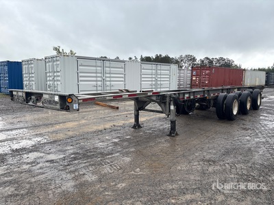 2019 ITD 53 ft Tri/A Extendable Remolque Portacontenedores