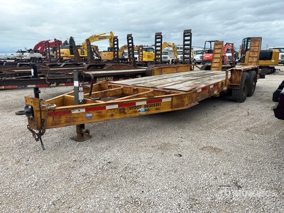 1999 Belshe 21 ft T/A Equipment Trailer