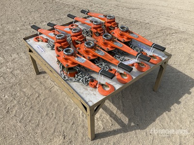 Quantity of (8) Lever Chain Blocks (Unused)
