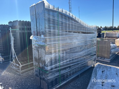 Quantity of (6) 2026 Suihe NG-20D-6 20 ft Wrought Iron Bi-Parting Puerta de entrada (Unused)
